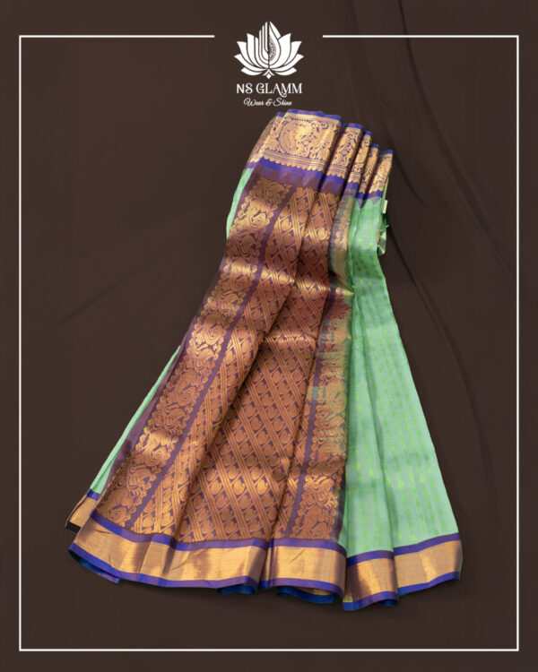 Mangalgiri Vintage With Zari Border
